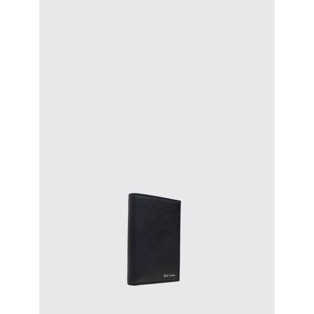 Paul Smith Men Paul Smith Calfskin Leather Bifold Wallet With Six Card Slots